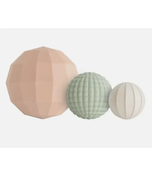 Mushie Mushie - Sensorische Ballen Set - Blush (3-delig)