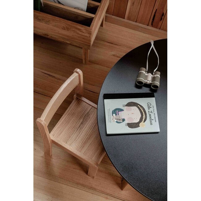 Kids By Design - Tafel Rond (Ø 90cm ) - Sage Groen  - BSO (H58 cm)