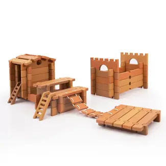 Guidecraft Notch Blocks - Western (129-delig)