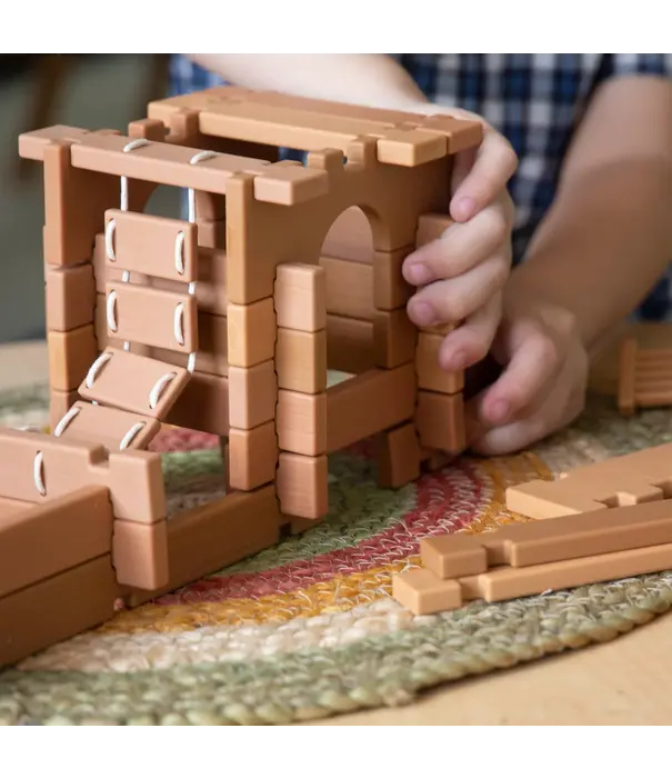 Guidecraft Guidecraft - Notch Blocks - Eastern (132-delig)