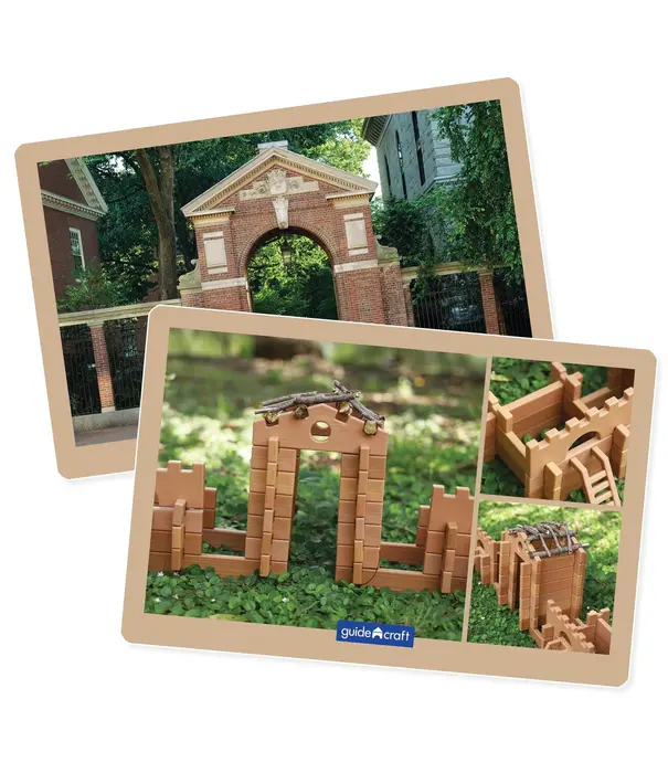 Guidecraft Guidecraft - Notch Blocks - Eastern (132-delig)