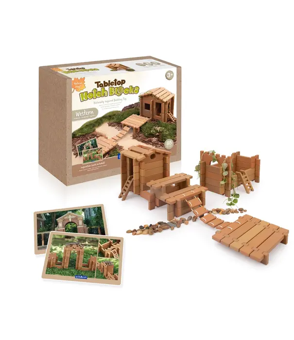 Guidecraft Guidecraft - Notch Blocks - Eastern (132-delig)