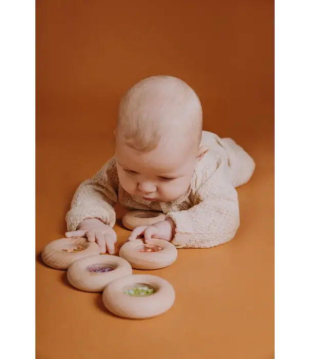 Petit Boum - Sensorische Donut Set (4-delig)