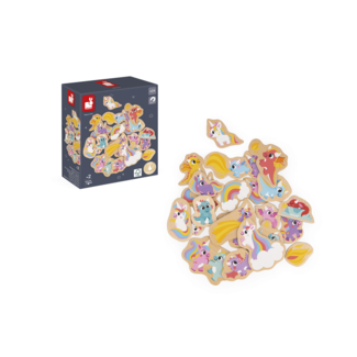 Janod Magneetset Eenhoorns & Draken  (24-delig)