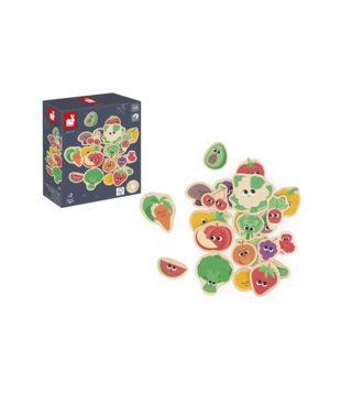 Magneetset Groente & Fruit  (24-delig)