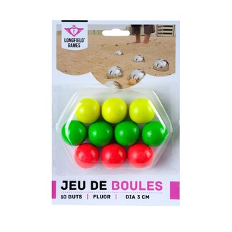 Engelhart Jeu de Boules Ballen Fluor (10-delig)