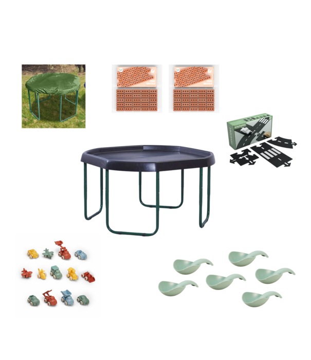 JUTTER & Co. JUTTER & Co. | Ready to Play Speelpakket - Tuff Tray Buiten  Thema Voertuigen & Buiten