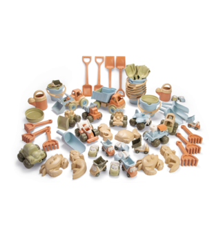 BIO Zand Set met Voertuigen (62-delig)