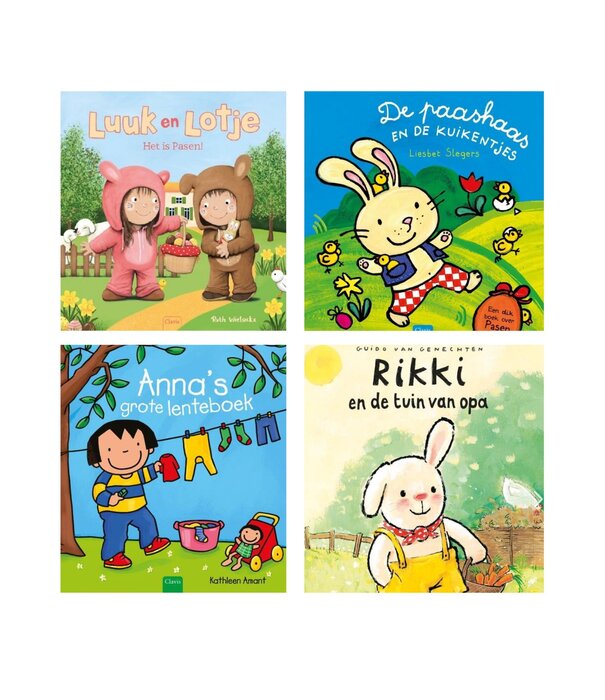 JUTTER & Co. Ready to Play Speelpakket - Boekenpakket Lente & Pasen