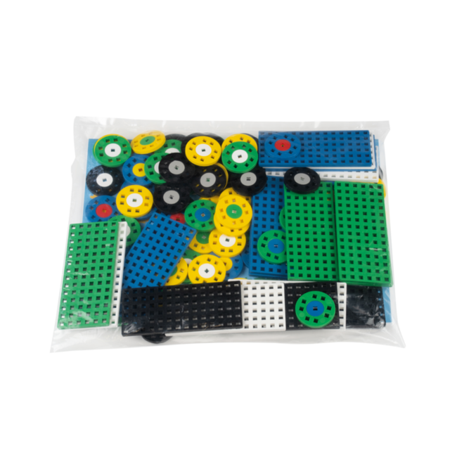 Plus-Plus Education - Wielen & Bouwplaten Mix (100-delig)