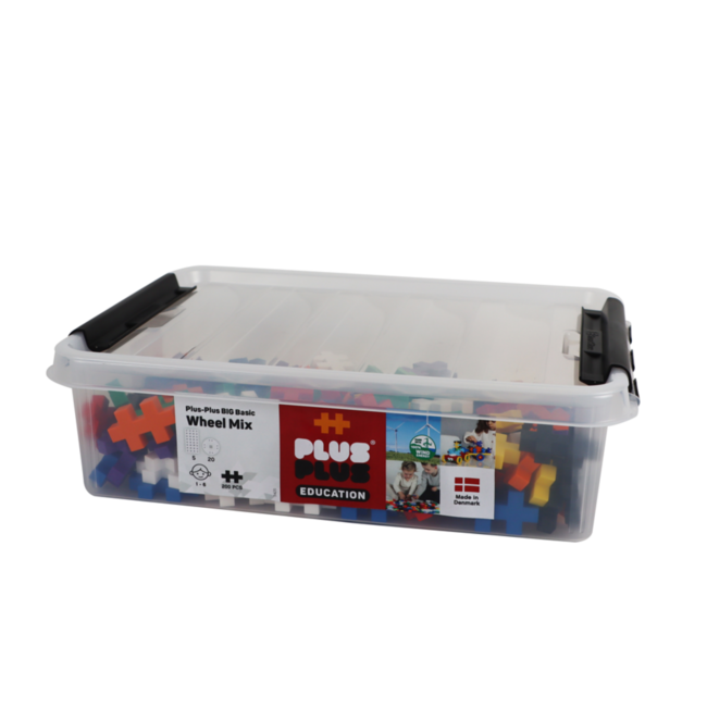 Plus-Plus Education - GO! BIG Bouwstenen & Bouwplaten & Wielen (225-delig)