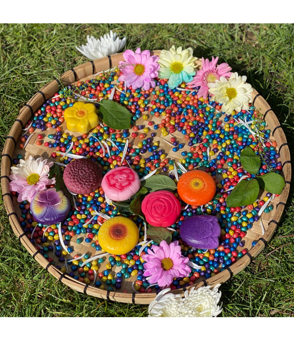 Yellow Door Yellow Door - Sensorische Speelstenen Bloemen  (8-delig)