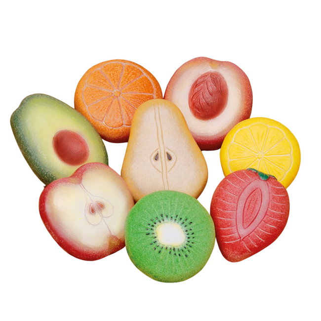 Yellow Door - Sensorische Speelstenen Fruit (8-delig)