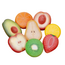 Yellow Door - Sensorische Speelstenen Fruit (8-delig)