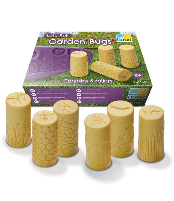 Yellow Door Yellow Door - Rol Stempels Tuin Insecten (6-delig)