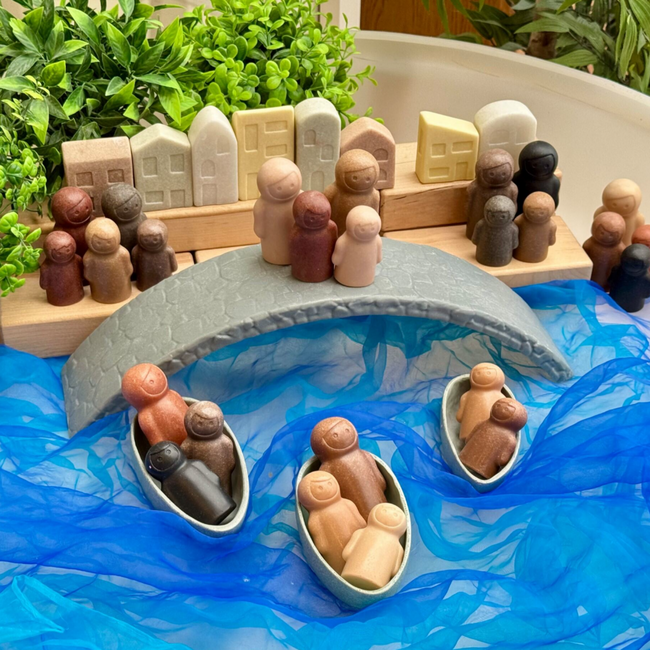 Yellow Door - Tactiele Speelfiguren Familie  (30-delig)