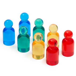Guidecraft Transparante Poppetjes (8-delig)