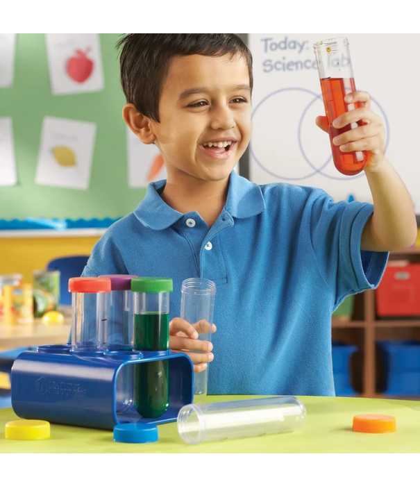 Learning Resources Learning Resources - Jumbo Reageerbuizen met Houder (7-delig)