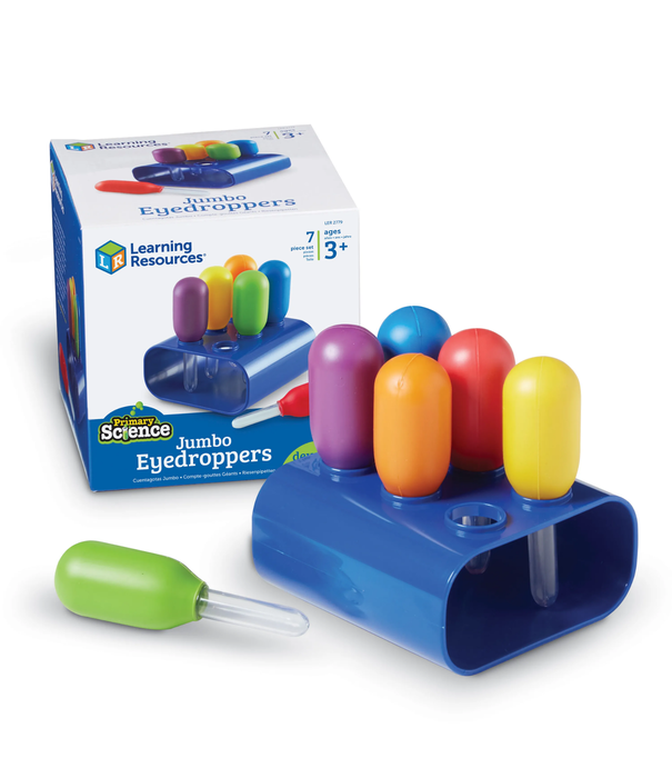Learning Resources Learning Resources - Jumbo Pipetten met Houder (7-delig)