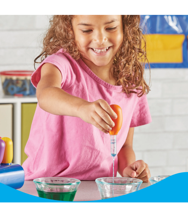 Learning Resources Learning Resources - Jumbo Pipetten met Houder (7-delig)