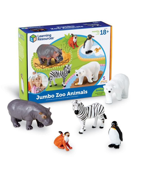 Learning Resources Learning Resources - Jumbo Dierentuin Dieren (5-delig)