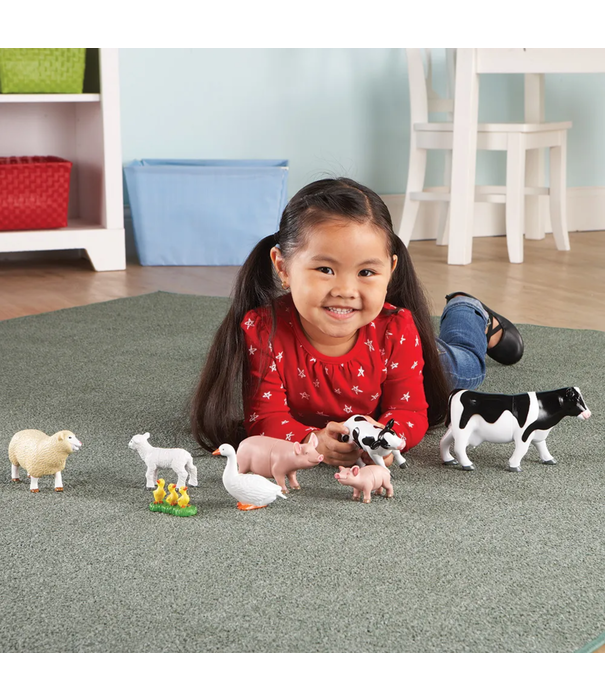 Learning Resources Learning Resources - Jumbo Boerderij Dieren Mama's & Baby's (8-delig)