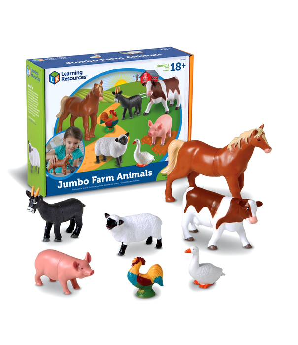 Learning Resources Learning Resources - Jumbo Boerderij Dieren (7-delig)