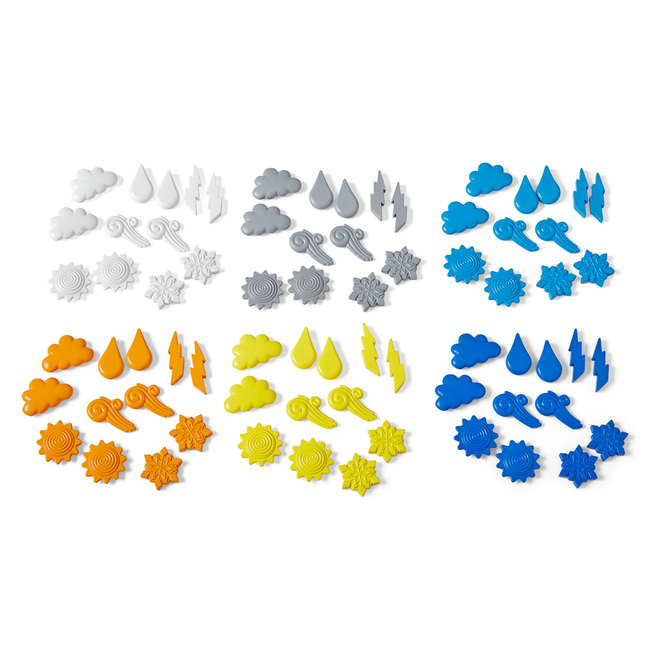Learning Resources - Sorteer  en Tel Weerelementen (72-delig)