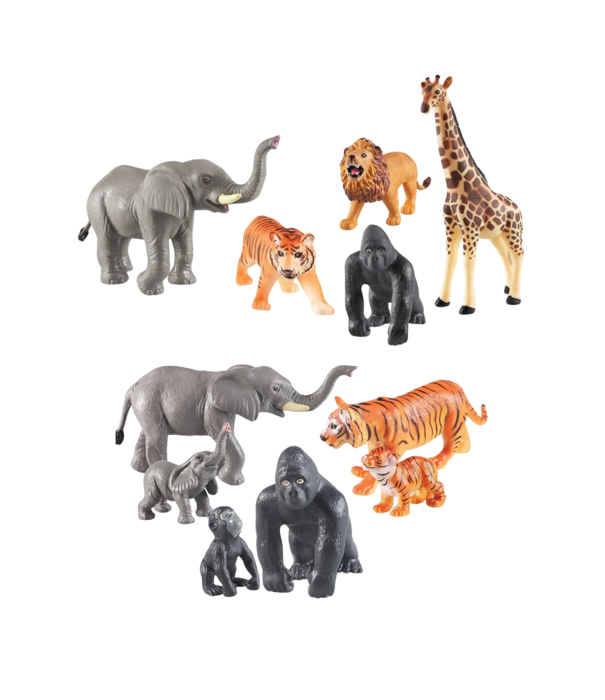 Learning Resources Learning Resources - Complete Set Jumbo Wilde Dieren Mama's & Baby's (11-delig)