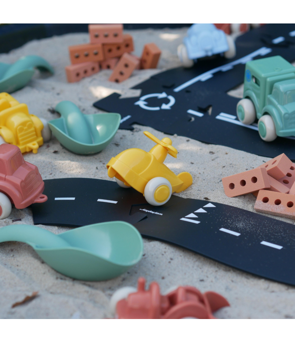 JUTTER & Co. JUTTER & Co. | Ready to Play Speelpakket - Tuff Tray Buiten  Thema Voertuigen & Buiten