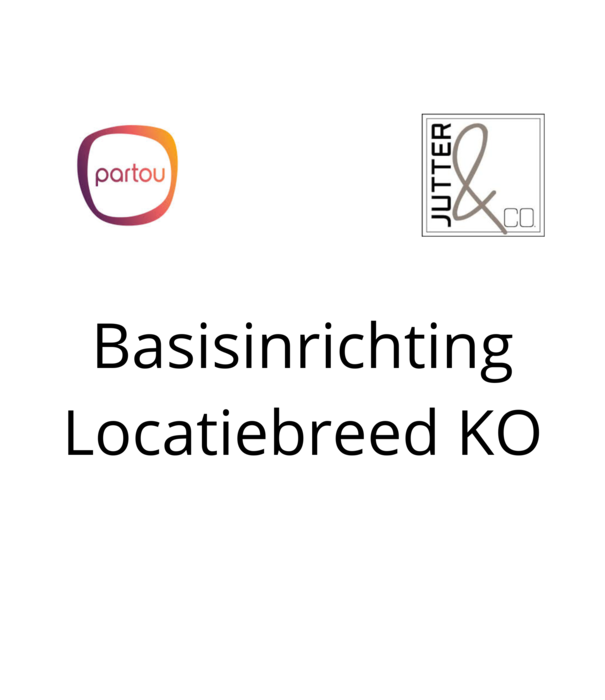 JUTTER & Co. Partou - Basisinrichting Locatiebreed KO