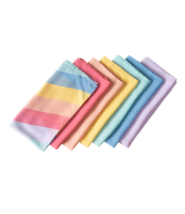 Little Botanic Label Little Botanic Label - Playcycle Speeldoek Set Pastel 6-delig + Waves (65 cm )