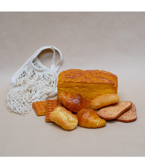 JUTTER & Co. Speelset - Brood & Deegwaren in Tasje (10-delig)