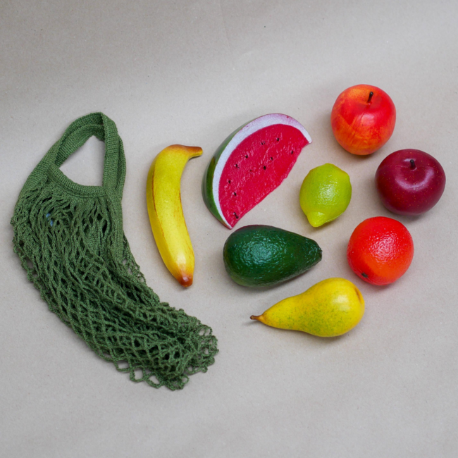 Speelset - Fruit in Tasje (9-delig)