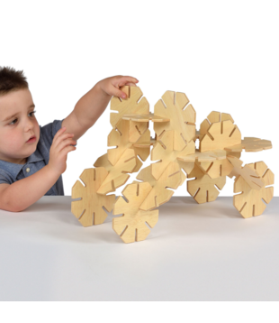 Houten Octoplay Bouwset (20-delig)