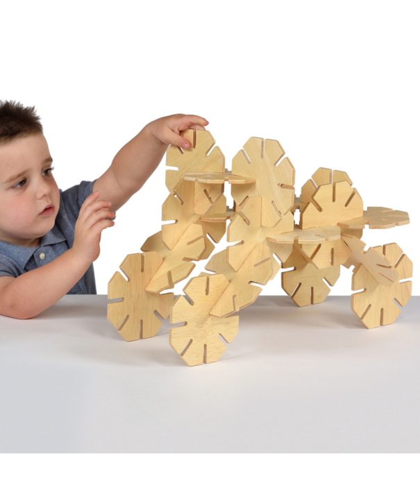 Polydron Polydron - Houten Octoplay Bouwset (20-delig)