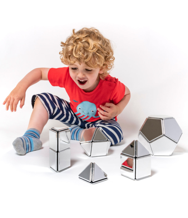 Polydron Polydron - Magnetische Spiegeltegels (48-delig)