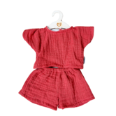 Hollie - Poppen Kledingset - Broek/Rok en Shirt - Terra