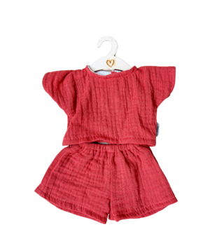 Poppen Kledingset -  Broek/Rok & Shirt - Terra