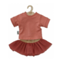 Hollie - Poppen Kledingset - Rok & Shirt - Candy Terra