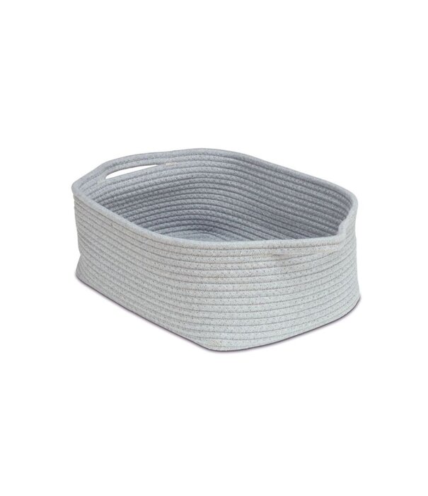 Millhouse Millhouse - Lage Opbergmand van Touw (Lichtgrijs))