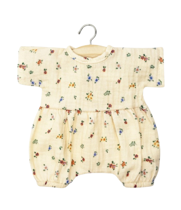 Minikane Minikane -   Poppen Kledingset - Kledingset met Lief Bloemenprint (pop 28 cm)