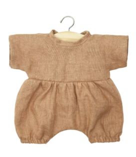 Poppen Kledingset - Kledingset Taupe (pop 28 cm)