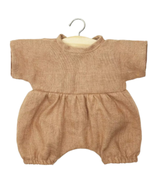 Poppen Kledingset - Kledingset Taupe (pop 28 cm)