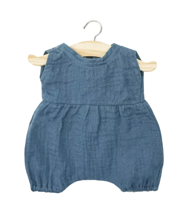 Minikane Minikane -   Poppen Kledingset - Kledingset Jeansblauw  (pop 34 cm)