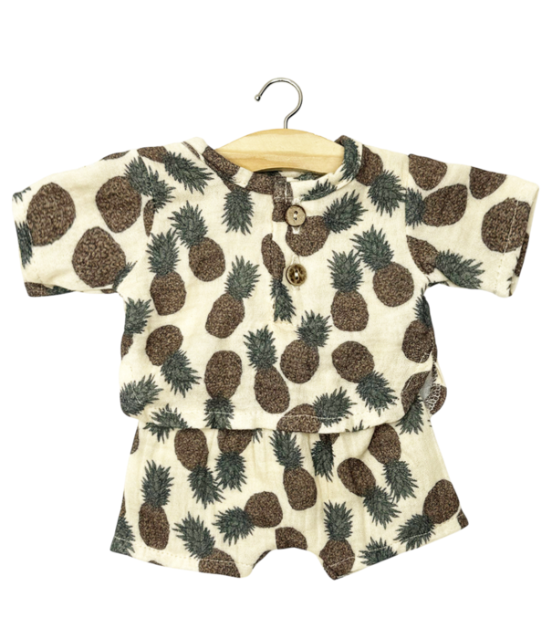 Minikane Minikane -  Poppen Kledingset - Broek en Shirt Ananas (pop 34 cm)