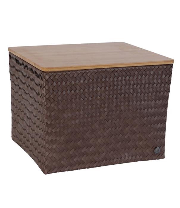 Handed By Handed By - Grote Opbergmand met Deksel - Taupe