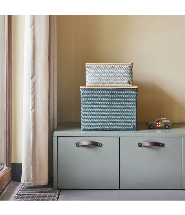Handed By Handed By - Grote Opbergmand met Deksel - Taupe