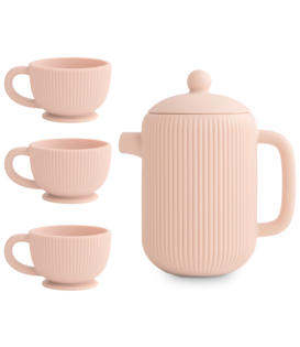 Siliconen Thee Servies Blush (4-delig)