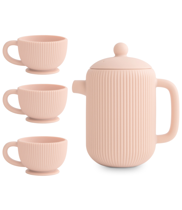 Mushie Mushie - Siliconen Thee Servies Blush (4-delig)
